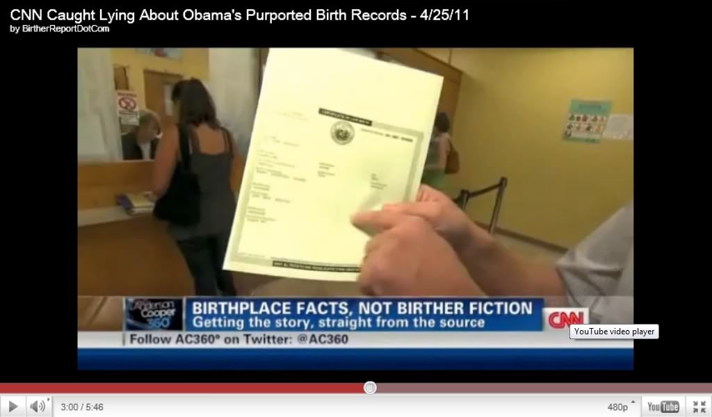 CNN 25th April  Obama BC investigation