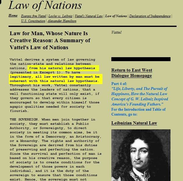 Natural Law Law Of Nations synopsis
