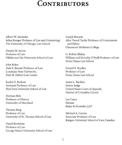 Meese's Heritage Constitution guide Contributors pg1