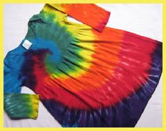 Rainbow Sprial Tie-Dyed Dress, 12m