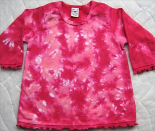 Cherry-Bubblegum Girl's Ruffle-Edge Shirt, 18m