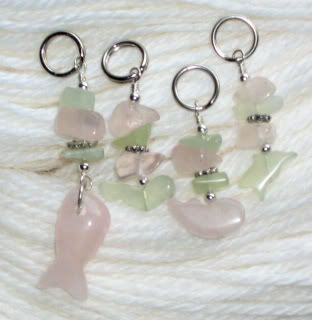 Completely FREE Lottery! Semiprecious Gemstone Stitch Markers