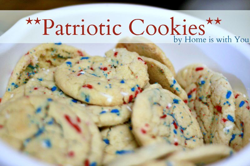 Home is with You // Patriotic Cookies