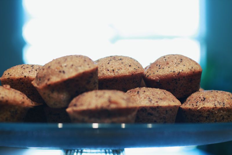 Home is with You: Mini Whole Wheat Lemon Poppy Seed Muffins
