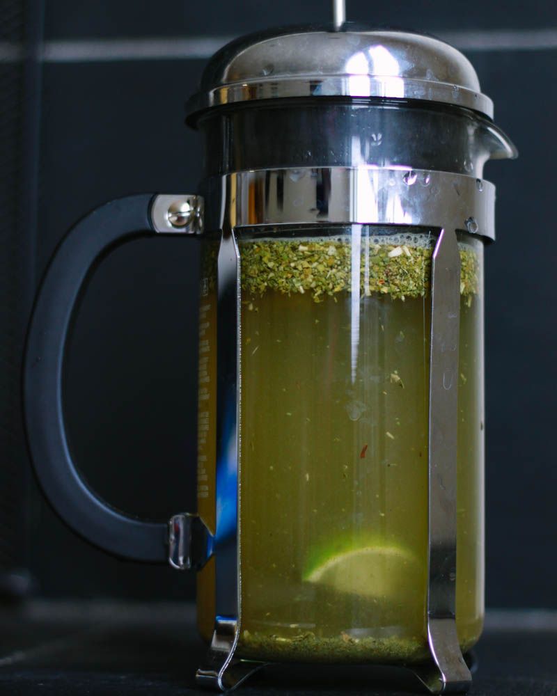 Green Tea Infused with Lemon and Lime | Mallorie Owens