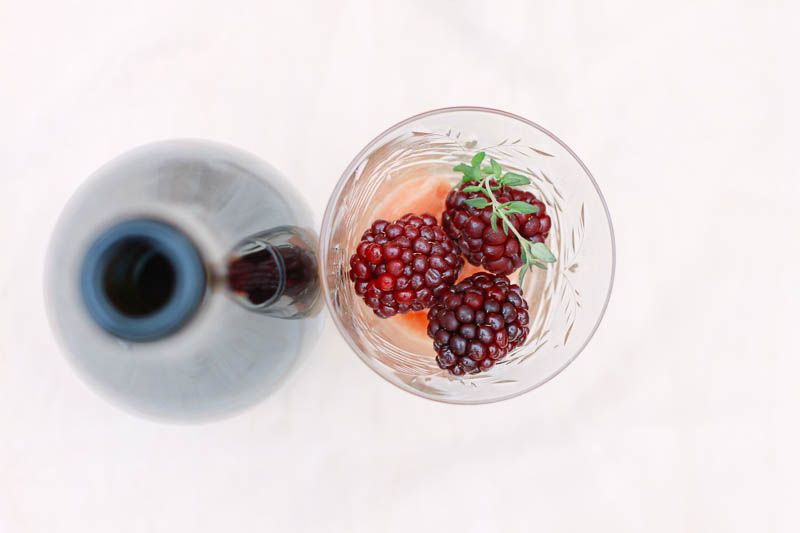 fruit in prosecco Prosecco Float Recipe // Home is with You