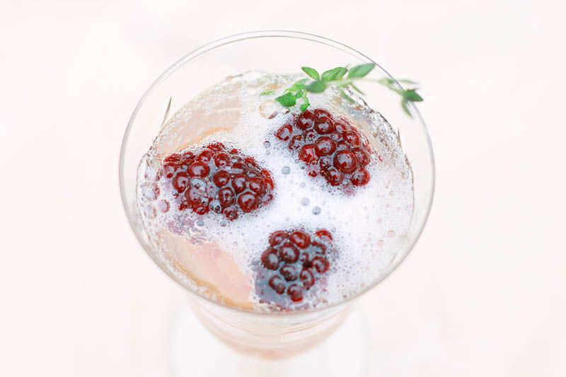 dessert wine Prosecco Float Recipe // Home is with You
