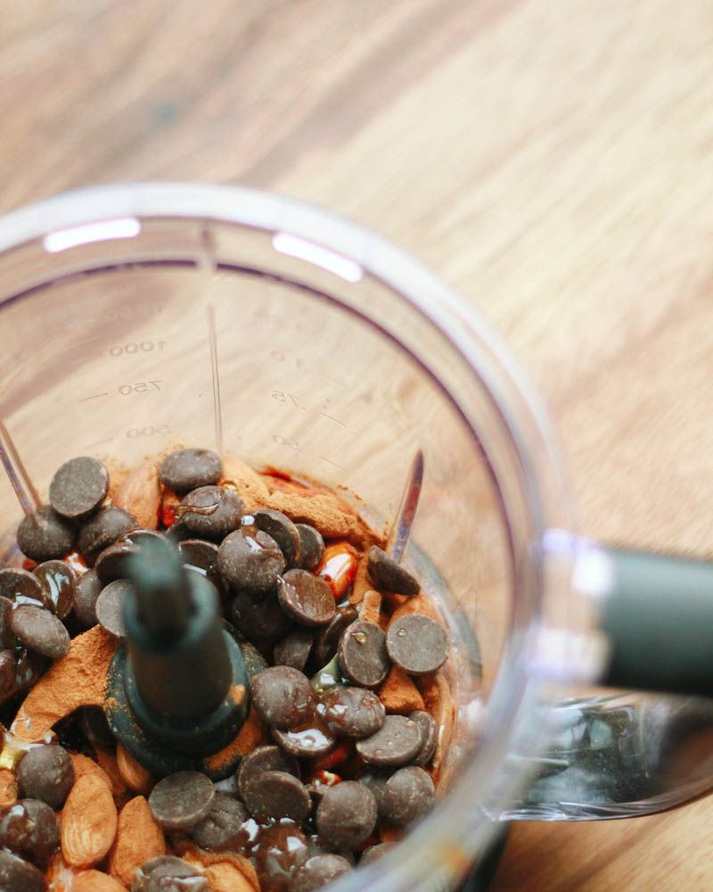 ninja Sea Salted Dark Chocolate Energy Balls | Mallorie Owens