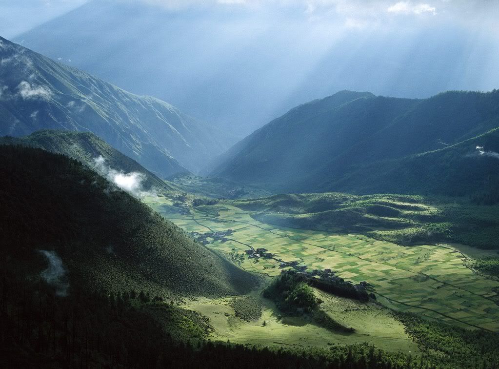 AgriculturalFieldsandVillageTibet.jpg