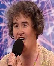 Susan Boyle, runner-up in Britain's got Talent 2007