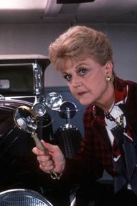 Jessica Fletcher, played by Angela Lansbury - click to see the books mentioned in the series
