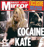 Kate Moss preparing cocaine - click to read more about the impact of celebrity drug use