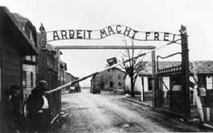 click to see Rudy Brüggemann's photos of arbeit macht frei signs at German concentration camps