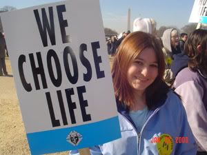 a product of homeschooling - click to go to St Peter's Catholic Homeschool at the Walk for Life in Washington, D.C.