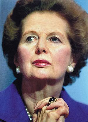 Margaret Thatcher, British Prime Minister 1979-1990
