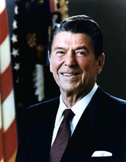 Ronald Reagan - click to go to the Ronald Reagan Foundation website