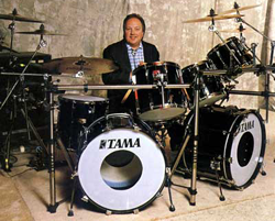 click to read more abour Ron Tutt on Drummerworld