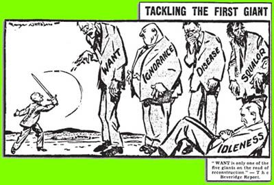 Beveridge's five giants: a mammoth victim of mission drift - click to read the Archbishop of York's analysis of what goes wrong with Britain's Big Visions