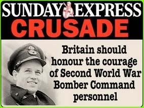 click to go to the Daily Express campaign to have a Bomber Command medal minted