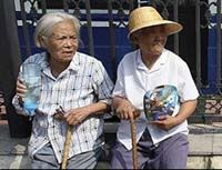 Wu Dianyuan, 79 and Wang Xiuying, 77, arrested for applying to protest