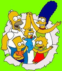 The Simpsons: the family that stays together...er...
