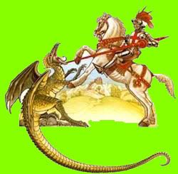 St George and the Dragon - a more modern interpretation