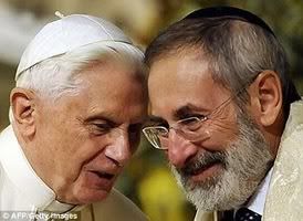 click to read more about the real story of the Pope's visit to the Rome Synagogue