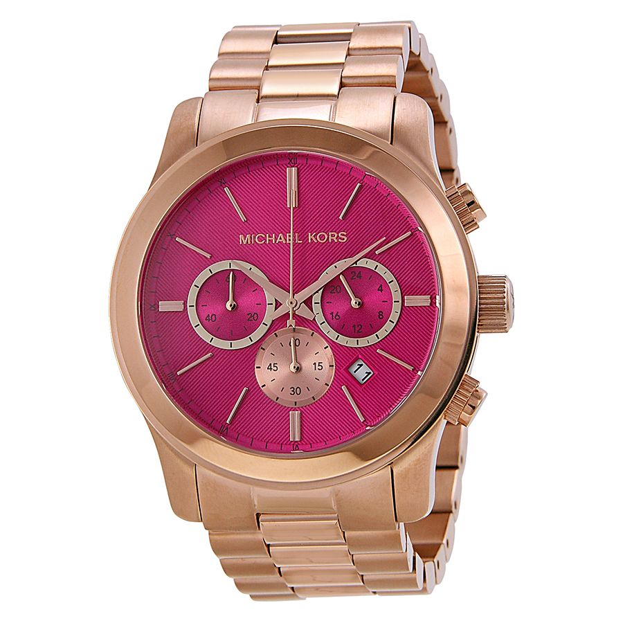 michael kors pink watch