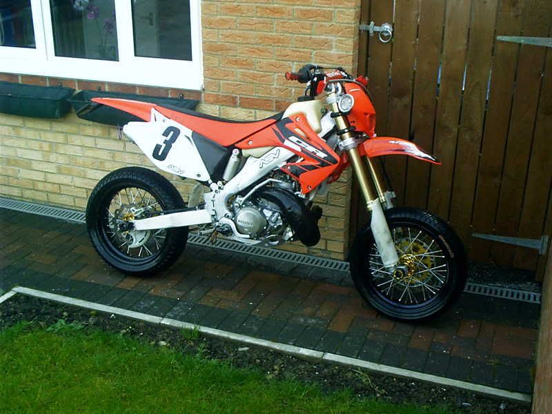 Honda cr250 supermoto #7