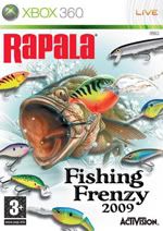 Rapala Fishing Frenzy 2009 - box art - Xbox 360