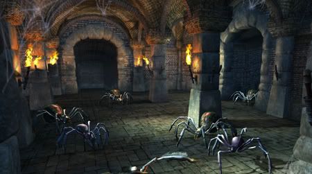 Drakensang: The Dark Eye - screenshot of spiders