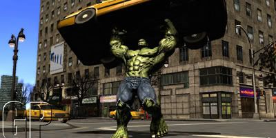 Hulk takes a cab