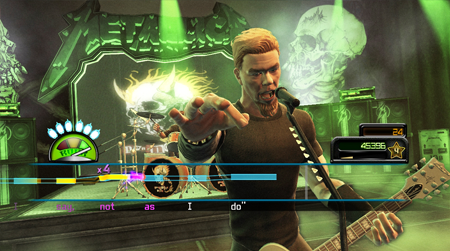 Guitar Hero Metallica - Xbox 360 screenshot - James Hetfield