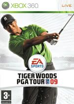 Tiger Woods PGA Tour 09 Xbox 360 Box Art