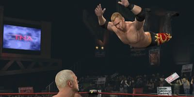 Jumping off the ropes - TNA iMPACT! for Xbox 360