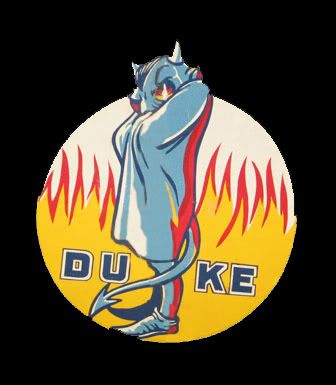 Duke Logo Background. Vintage DUKE Logo Image