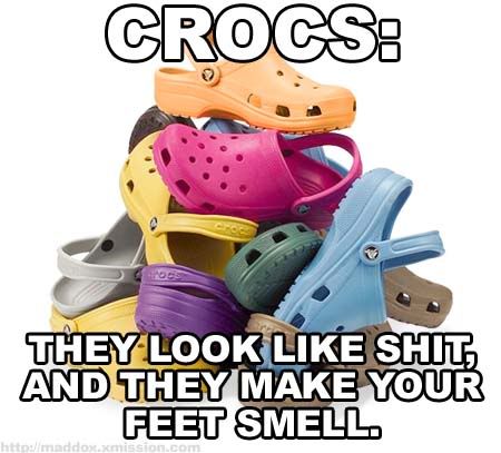 gay crocs