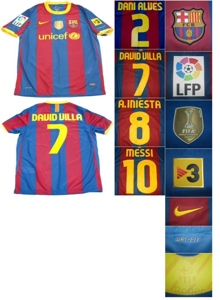NEW David Villa Barcelona H Big LFP TV3 Pc' 20102011 NEW David Villa Barcelona H Big LFP TV3 Pc' 20102011