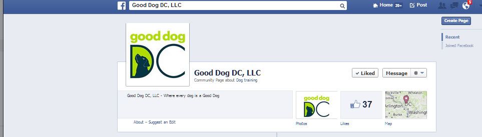 Click to Visit GoodDogDC.com Facebook Page 
