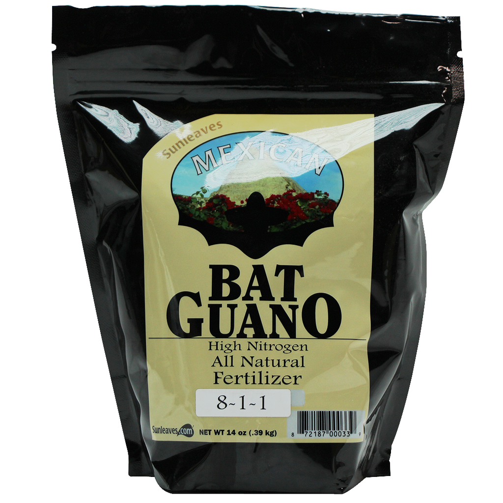 Sunleaves Mexican Bat Guano 5 LB bag fertilizer nutrient nitrogen NPK