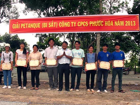 Cao su Phước Hoà, bi sắt, công nhân, lao động, công đoàn cao su Việt Nam, Cao su Việt Nam