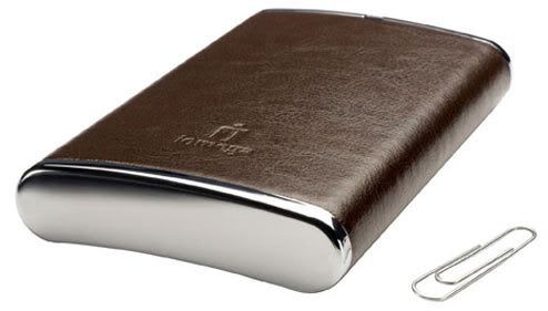 Iomega Introduces Leather 250GB Hip Flask, Er, eGo Drive