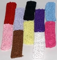 1.5" Interchangeable Crochet headband **You choose color**
