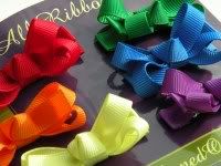 Rainbow of Colors Bitty Bows