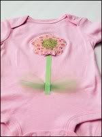 Appliqued Flower Shirt