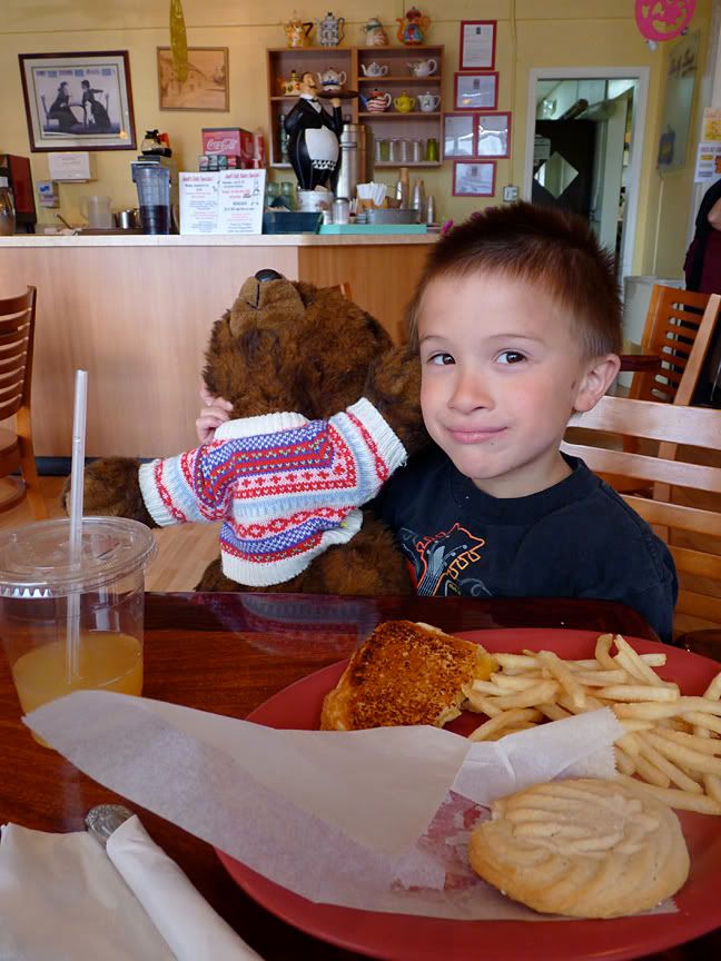 Chocolate Bear goes to Josef's