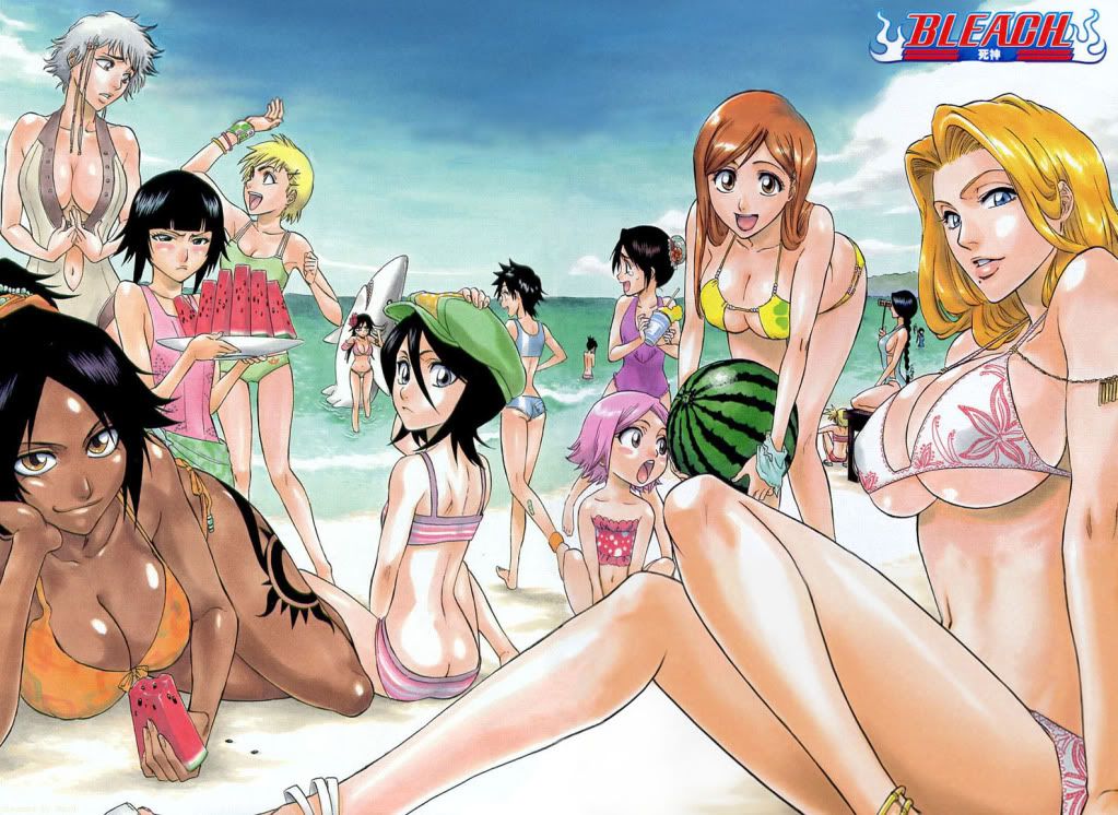 Bleach girls at the Beach Pictures, Images and Photos