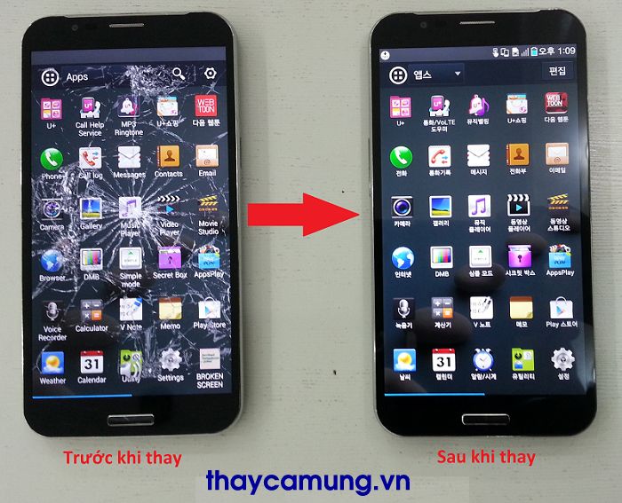 Thay cảm ứng sửa chữa màn hình điện thoại smartphone - 2