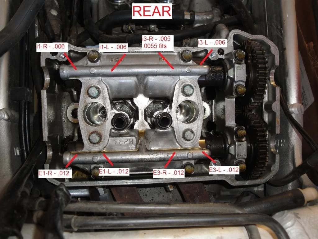 Honda vfr800 vtec valve clearance #6