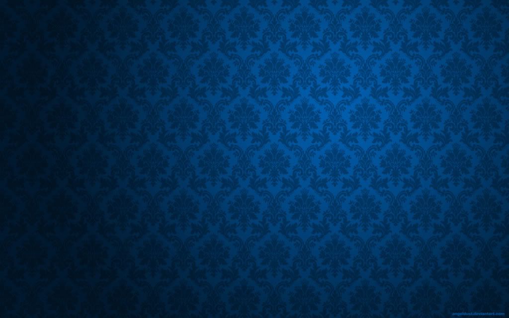 Blue Victorian Wallpaper